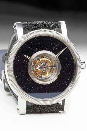  JoshSeine Luzern Zentral-Tourbillon Blaues Aventurine Unique Piece 