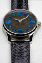 Thumbnail von JoshSeine Luzern Black Velvet Obsidian mit 12 Opalen Unique Piece