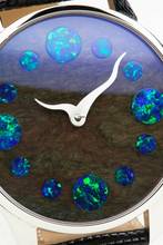 Thumbnail von JoshSeine Luzern Black Velvet Obsidian mit 12 Opalen Unique Piece