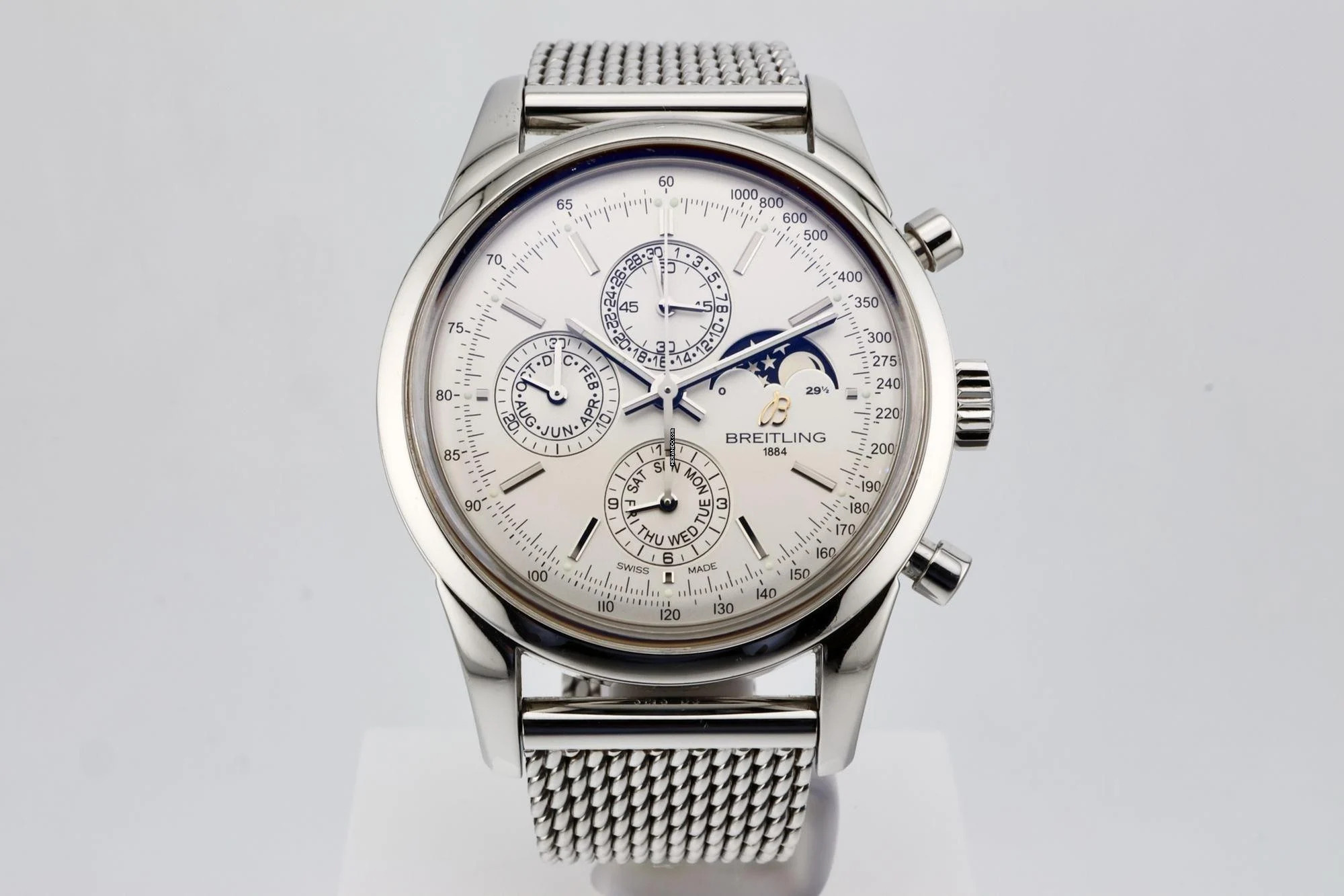 Breitling Transocean Chronograph 1461 43mm - Perpetual Calendar Like New - With Papers - 24 Months Warranty A19310 2018