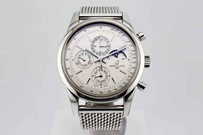  Breitling Transocean Chronograph 1461 43mm - Perpetual Calendar Like New - With Papers - 24 Months Warranty A19310 2018 