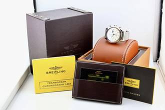 Thumbnail von Breitling Transocean Chronograph 1461 43mm - Perpetual Calendar Like New - With Papers - 24 Months Warranty A19310 2018