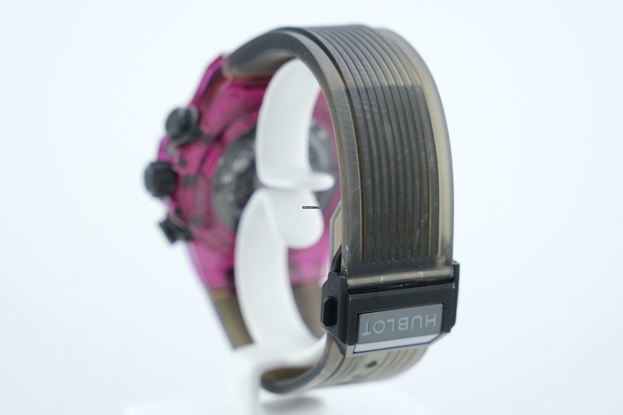 Thumbnail von Hublot Big Bang Unico 45mm Red Sapphire - With Box And Papers - With Additional Hublot Velcro Strap - 24 Months Warranty 411.JR.4901.RT