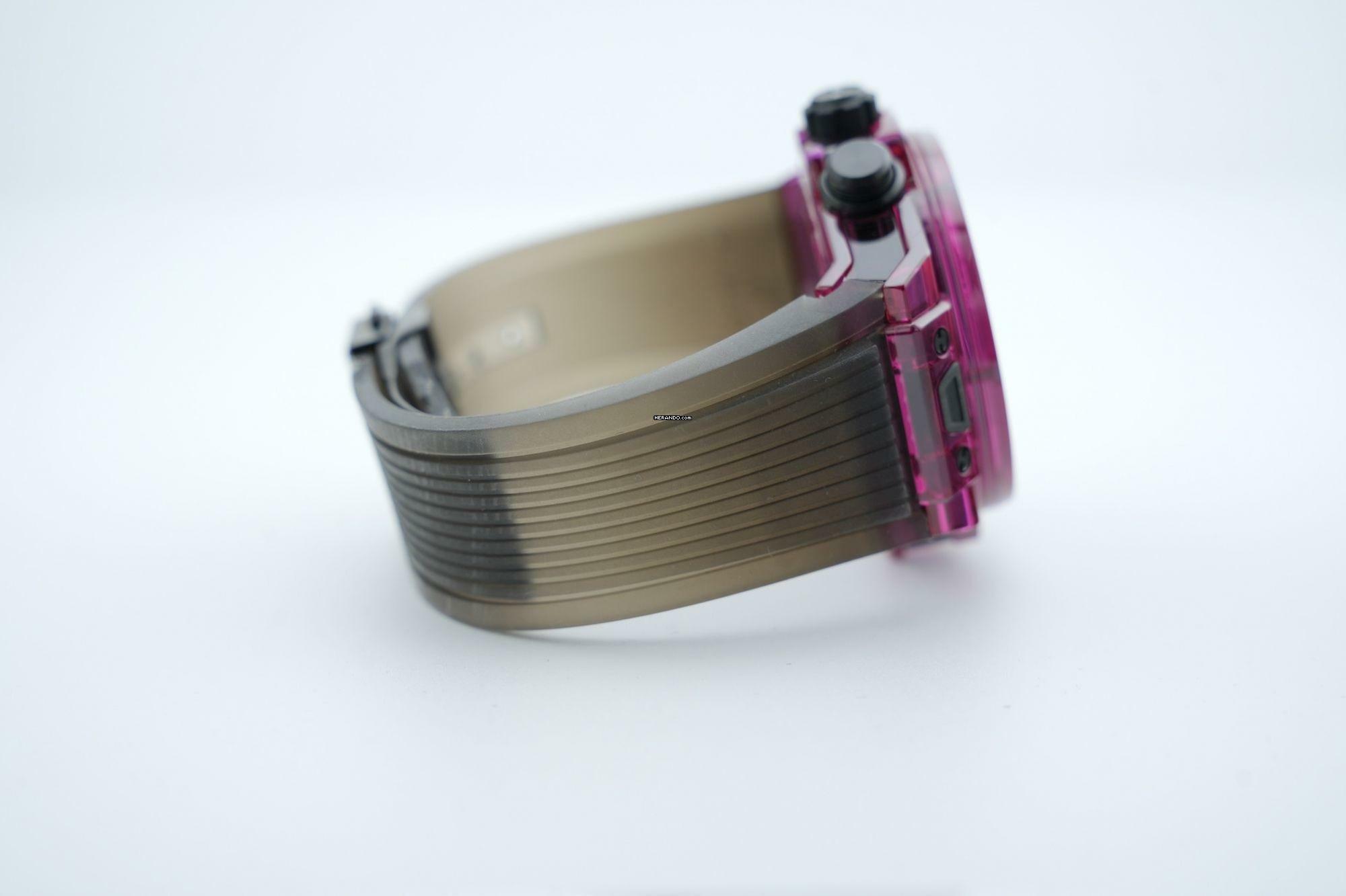 Thumbnail von Hublot Big Bang Unico 45mm Red Sapphire - With Box And Papers - With Additional Hublot Velcro Strap - 24 Months Warranty 411.JR.4901.RT