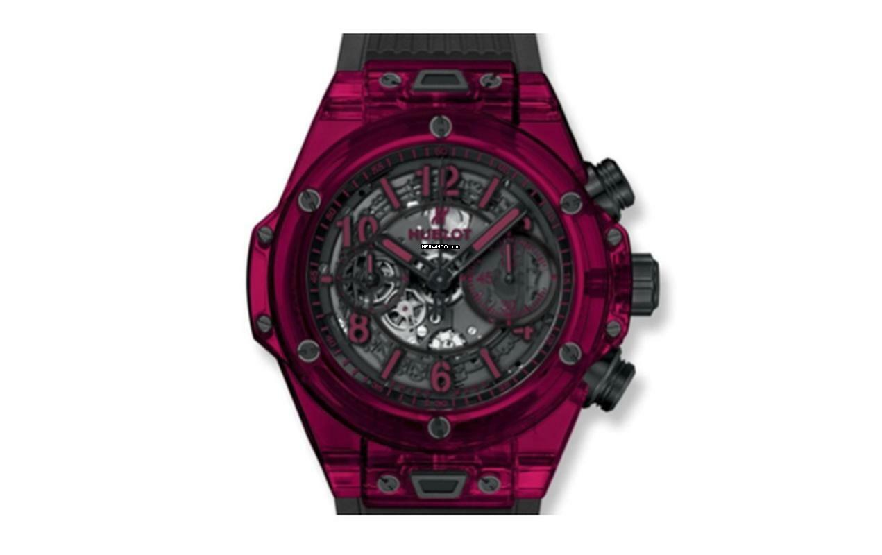  Hublot Big Bang Unico 45mm Red Sapphire - With Box And Papers - With Additional Hublot Velcro Strap - 24 Months Warranty 411.JR.4901.RT 