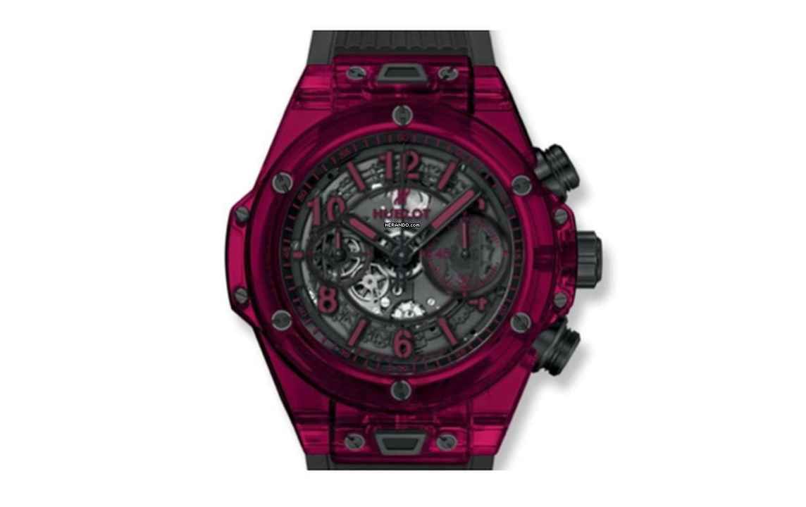 Hublot Big Bang Unico 45mm Red Sapphire - With Box And Papers - With Additional Hublot Velcro Strap - 24 Months Warranty 411.JR.4901.RT 
