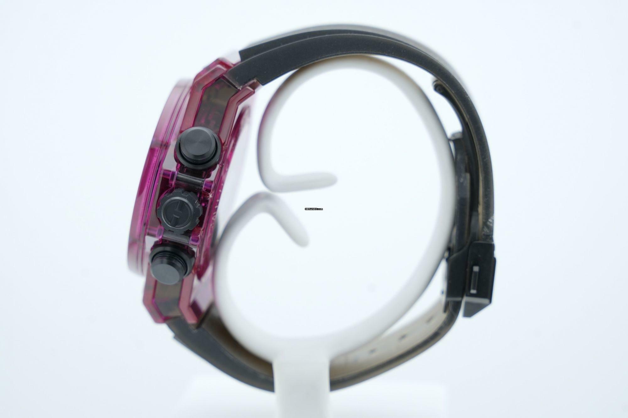 Thumbnail von Hublot Big Bang Unico 45mm Red Sapphire - With Box And Papers - With Additional Hublot Velcro Strap - 24 Months Warranty 411.JR.4901.RT