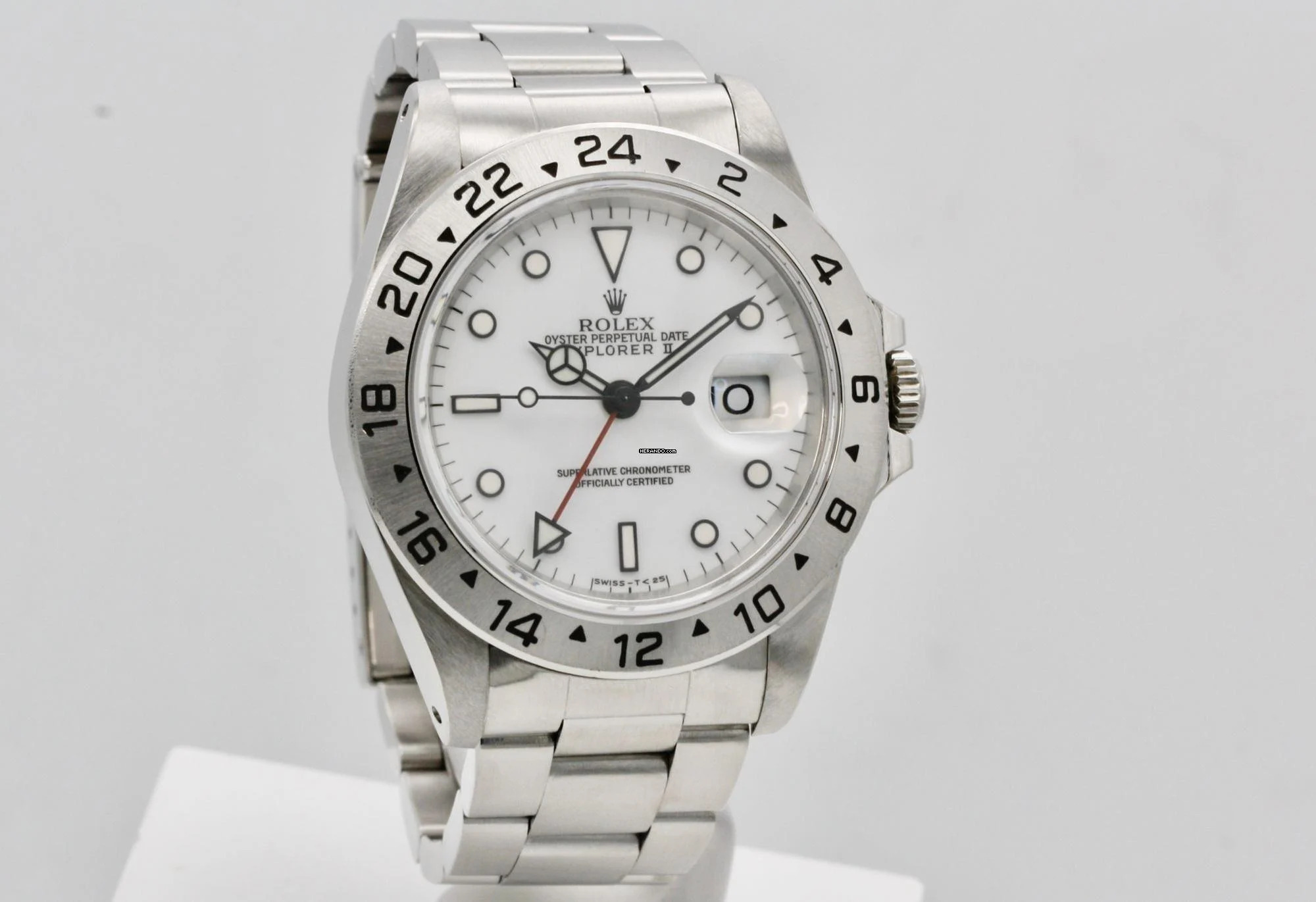  Rolex Explorer II Withe Dial Polar A Serial Like New 16570 1999 