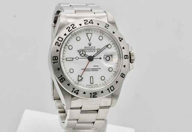  Rolex Explorer II Withe Dial Polar A Serial Like New 16570 1999 
