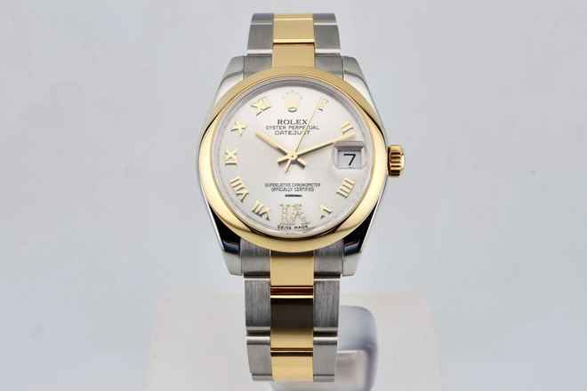  Rolex Datejust 31 31mm Steel And Yellow Gold - Diamond Dial - 178243 