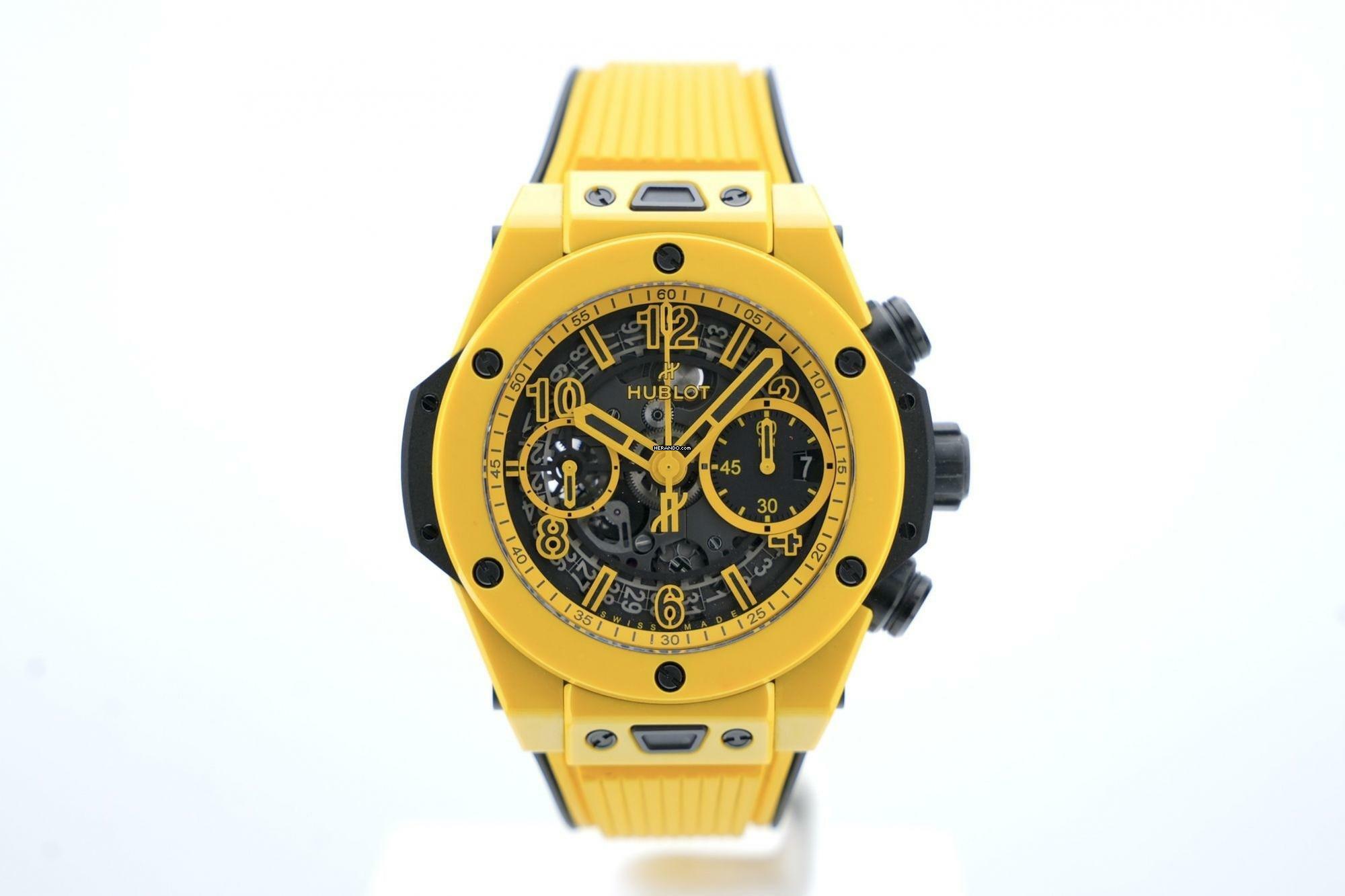  Hublot Big Bang Unico Yellow Magic 42mm - Ceramic Case - With Box And Papers (E-Warranty) - 441.NX.1170.RX 2021 