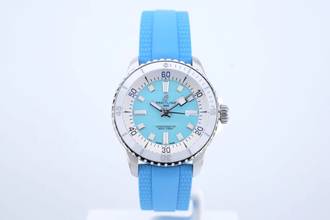 Thumbnail von Breitling Superocean 36 Turquoise Dial - Ceramic Bezel - Box+Papers A17377 2023