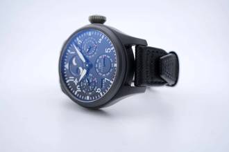 Thumbnail von IWC Große Fliegeruhr Top Gun Big Pilot Top Gun - Perpetual Calendar In Ceramic - With Box And Papers - IW502902