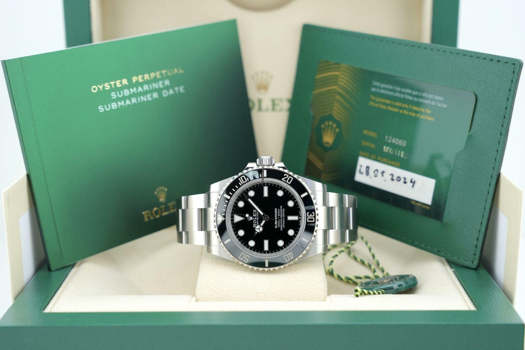 Thumbnail von Rolex Submariner (No Date) 41mm - With Box And Papers - 124060 2024