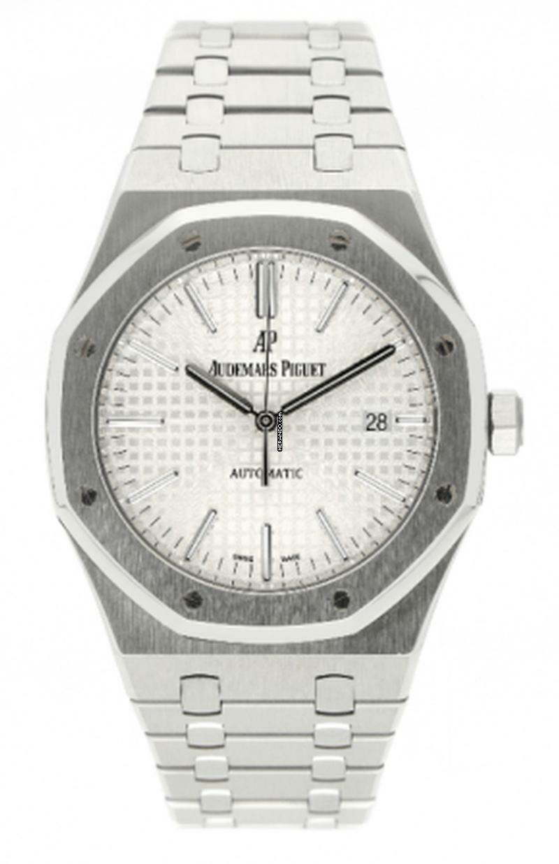  Audemars Piguet Royal Oak Selfwinding 41MM White Dial Like New Box+Papers 15400ST.OO.1220ST.02 