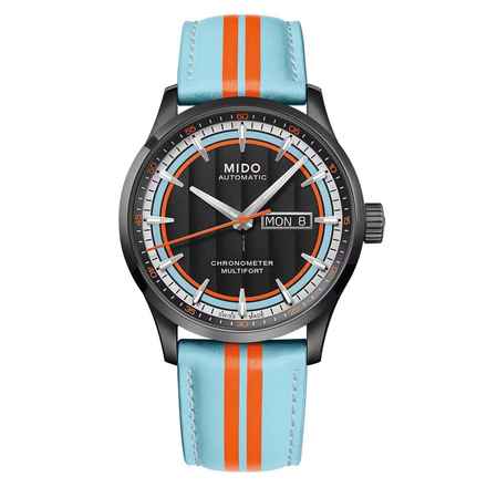  Mido Multifort Chronometer 1 Racer GULF SPECIAL EDITION (1 ZUSÄTZLICHES BAND) 