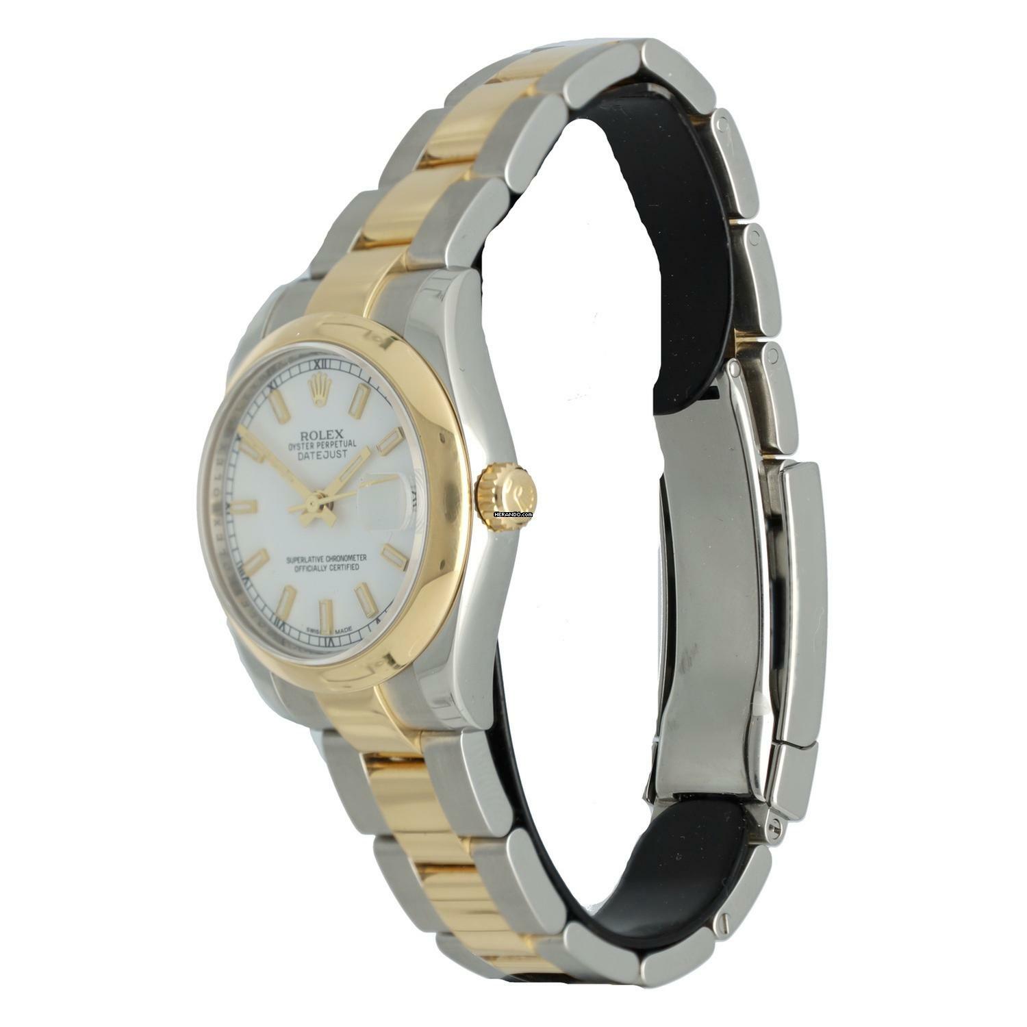 Thumbnail von Rolex Datejust 31 White index Ref. 178243 Full set 2012