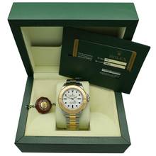Thumbnail von Rolex Yacht-Master 40 2009 Ref.16623 White Index Gold Steel Full Set