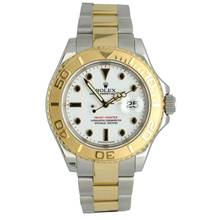 Thumbnail von Rolex Yacht-Master 40 2009 Ref.16623 White Index Gold Steel Full Set