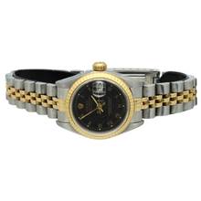 Thumbnail von Rolex Lady-Datejust 26 Ref.69173 Full Set Black Roman Dial