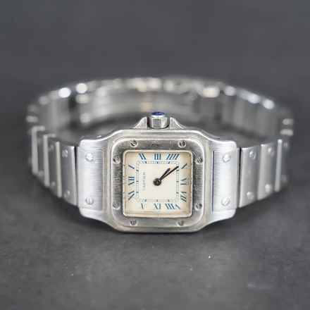  Cartier Santos Galbée Lady Unpolierter Originalzustand Inkl. Original Papiere 