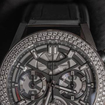  TAG Heuer Carrera Heuer-02T Calibre Heuer 02 T 45mm Automatik Cosc Tourbillon Full Set 