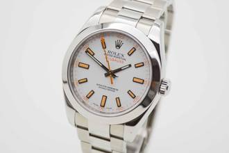 Thumbnail von Rolex Milgauss Zifferblatt weiß mit neuem Service