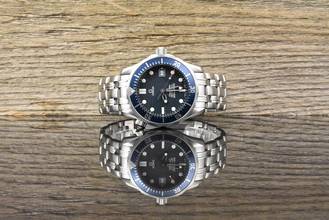 Thumbnail von Omega Seamaster Diver 300 M Quarz 36MM James Bond - Blue Wave Dial - Vintage