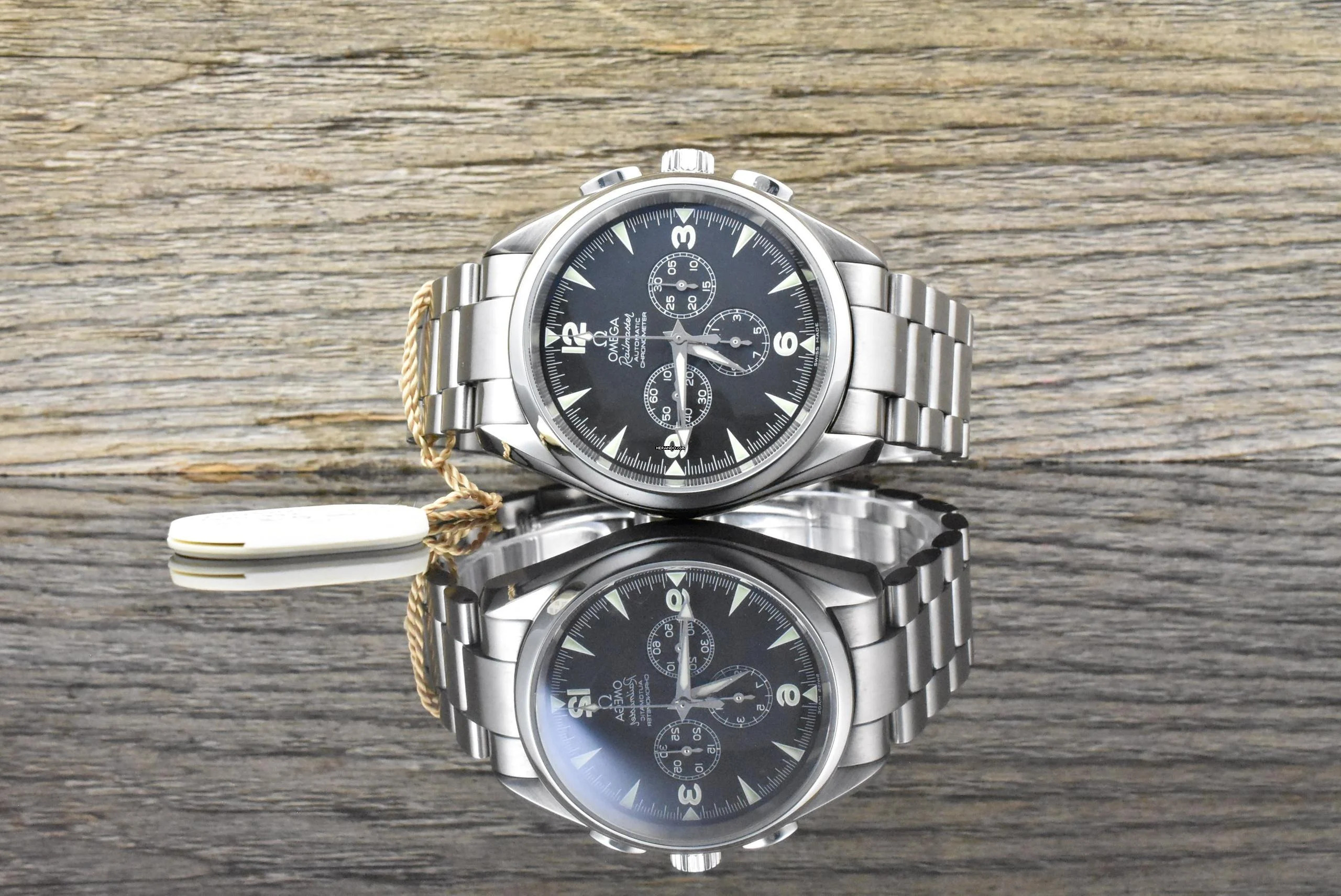  Omega Seamaster Railmaster Aqua Terra 150M Railmaster Chronograph Black Dial - Full Set 2018 