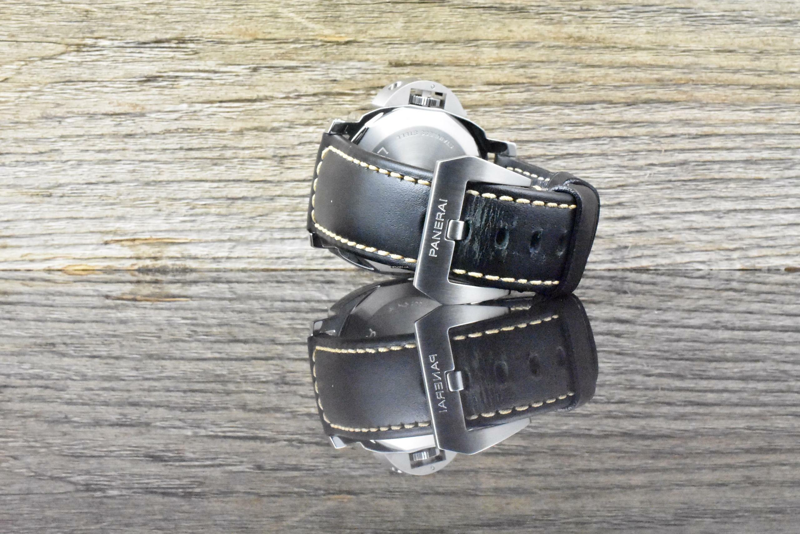 Thumbnail von Panerai Luminor Base Logo 44mm Black Dial Full Set 2020