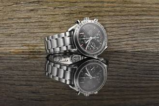 Thumbnail von Omega Speedmaster Racing Date 39 Limited Michael Schumacher 3519.50 Carbon Dial Full Set