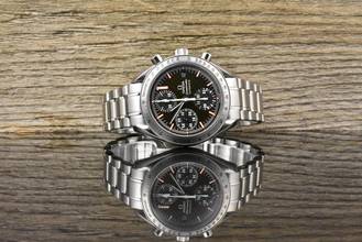 Thumbnail von Omega Speedmaster Racing Date 39 Limited Michael Schumacher 3519.50 Carbon Dial Full Set
