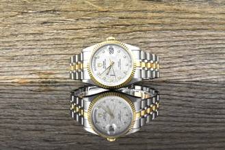 Thumbnail von Tudor Prince Date Day 76213 Silver Linen Diamond Dial Automatik