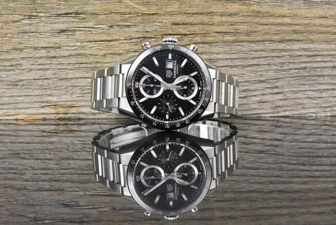  TAG Heuer Carrera Calibre 16 Black Ceramic CBM2110.BA065 Automatik 2021 B&P 