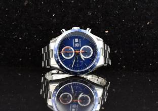 Thumbnail von TAG Heuer Carrera Calibre 16 Chronograph CV2015 Blue Zertifikat Automatik