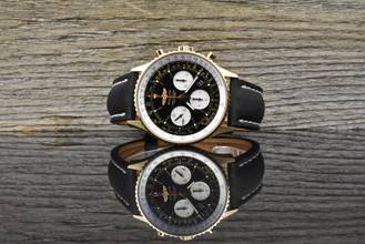 Thumbnail von Breitling Navitimer 01 Panda Dial 18k Roségold unpoliert RB012012 Full Set