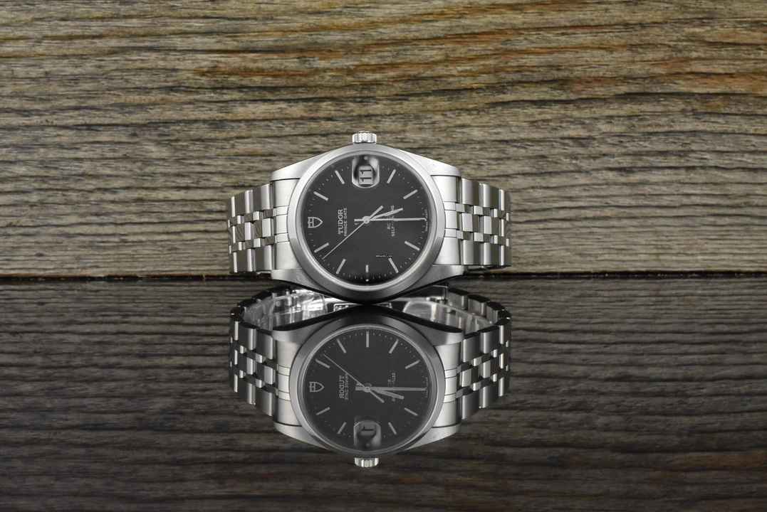  Tudor Prince Oysterdate 74000 Black Dial Automatik 34MM Box & Papiere 2012 