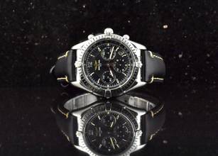 Thumbnail von Breitling Chrono Cockpit A30012 Black Tritium Dial Automatik - Vintage 1996