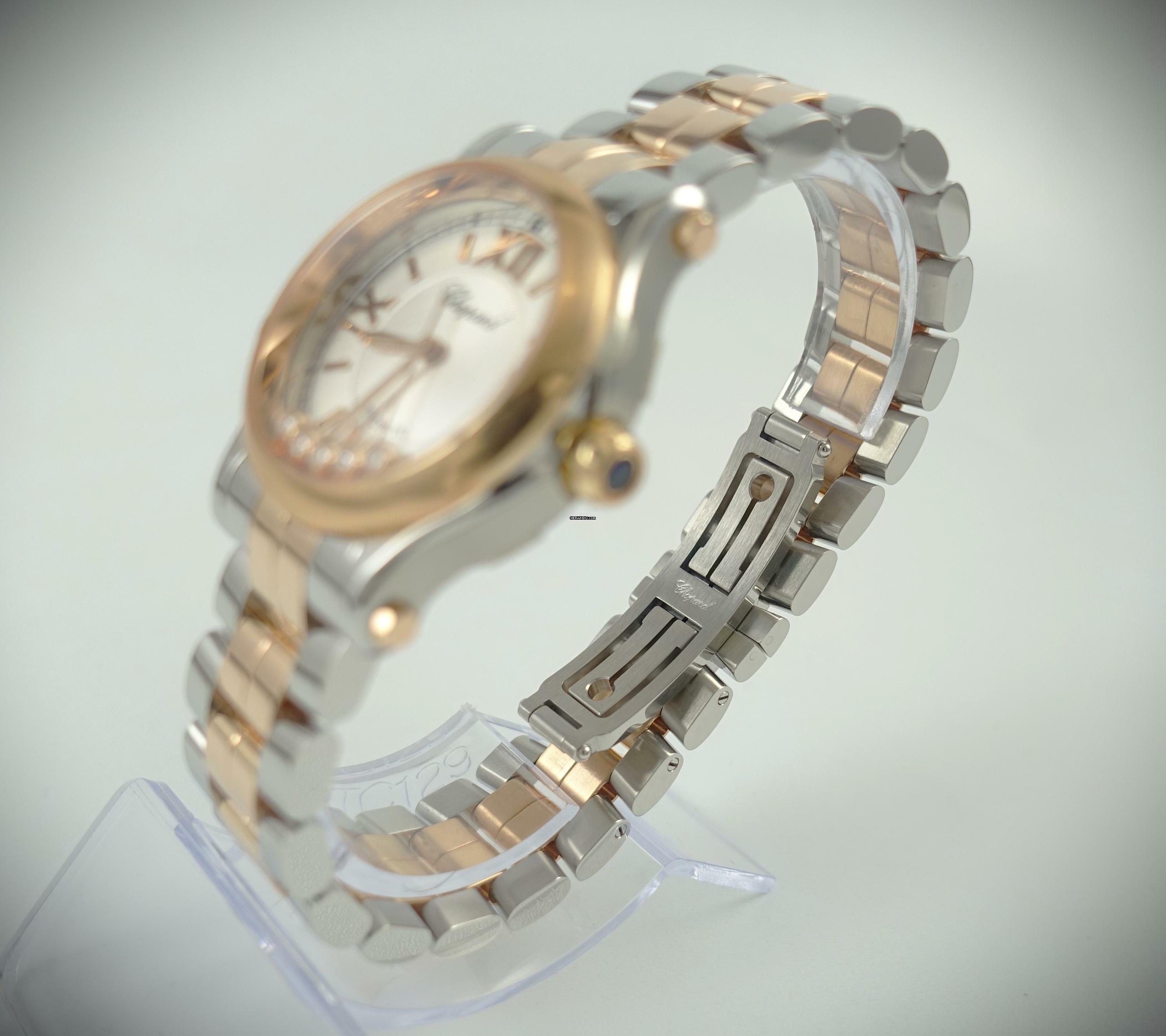 Thumbnail von Chopard Happy Sport Stahl / Rosegold Automatik Full Set