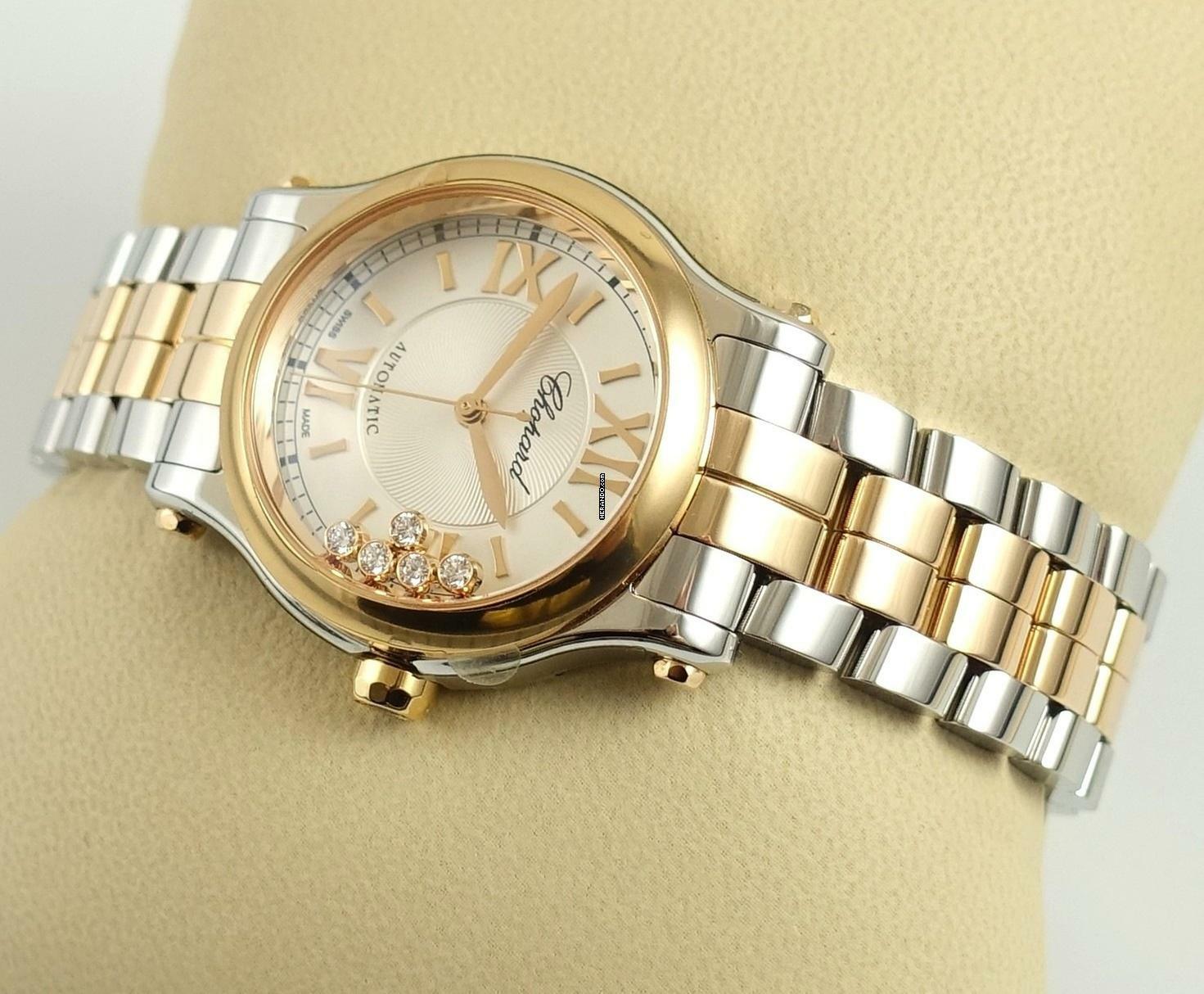 Thumbnail von Chopard Happy Sport Stahl / Rosegold Automatik Full Set