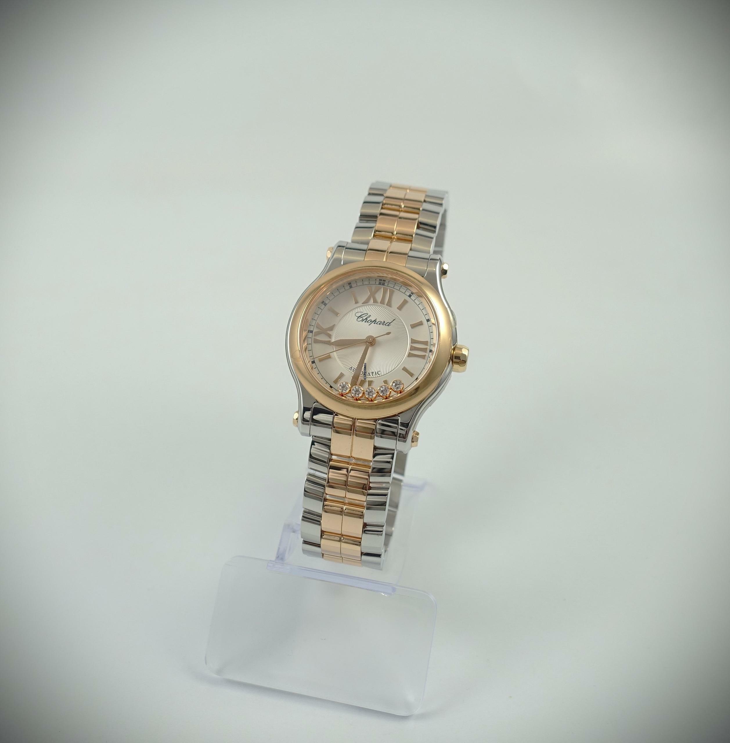 Thumbnail von Chopard Happy Sport Stahl / Rosegold Automatik Full Set