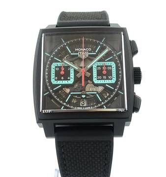  TAG Heuer Monaco Chronograph Titanium Black-DLC Full Set , New watch 