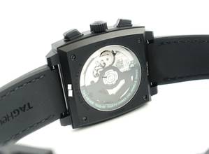 Thumbnail von TAG Heuer Monaco Chronograph Titanium Black-DLC Full Set , New watch