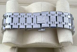 Thumbnail von Audemars Piguet Royal Oak Selfwinding Steel 41mm Black Dial Top Condition SERVICED-2025 with certificate of origin from AP Service Center Vienna