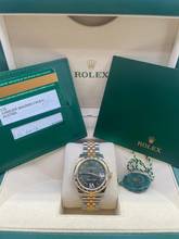 Thumbnail von Rolex Datejust 31 Steel/Gold Green Diamond Dial FULL SET - BOX AND PAPERS MINT CONDITION year2016 LC Austria