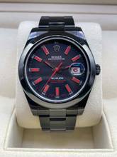  Rolex Blaken Datejust 41 BLAKEN Full Set with box and papers 2016 Lc Germany 