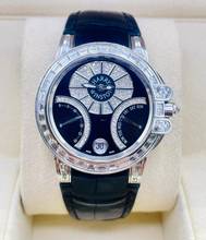 Thumbnail von Harry Winston Ocean Lady Biretrograde 36mm 400/uabi36w with box and HARRY WINSTON D. CERTIFICATE