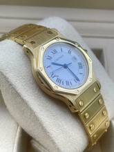 Thumbnail von Cartier Santos Octagon Vintage Top Condition in 18Kt. Yellowold
