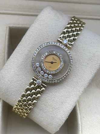  Chopard Happy Diamonds 4097 Yellowgold Top Condition with BOX and SERVICE INVOICE 2025 