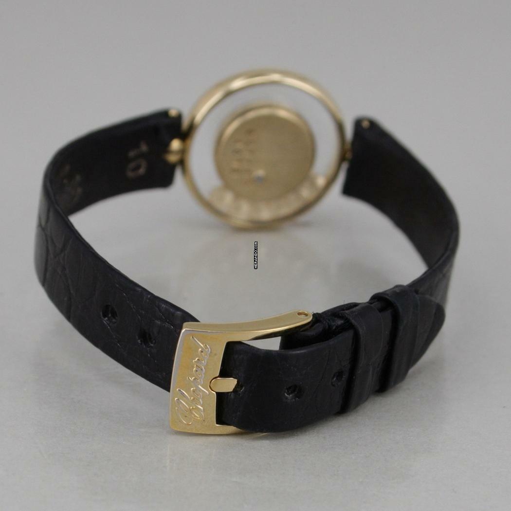 Thumbnail von Chopard Happy Diamonds 18k Gold 6 schwebende Brillanten 2 Brillanten am Bandanstoss